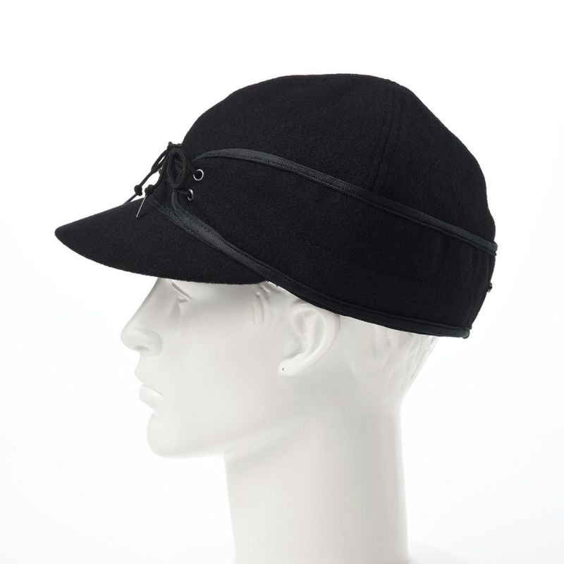 クラウンキャップのキャップ Classic Railroad Cap（クラシック レールロードキャップ）ブラック