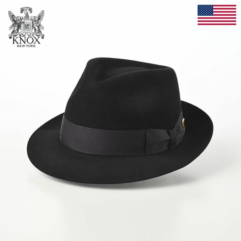 【vintage】　ファー　ラビットハット　黒帽子