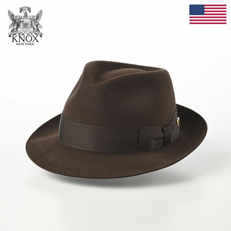 ノックス フェルトハット Rabbit Fur Fedora Hat（ラビットファー ...