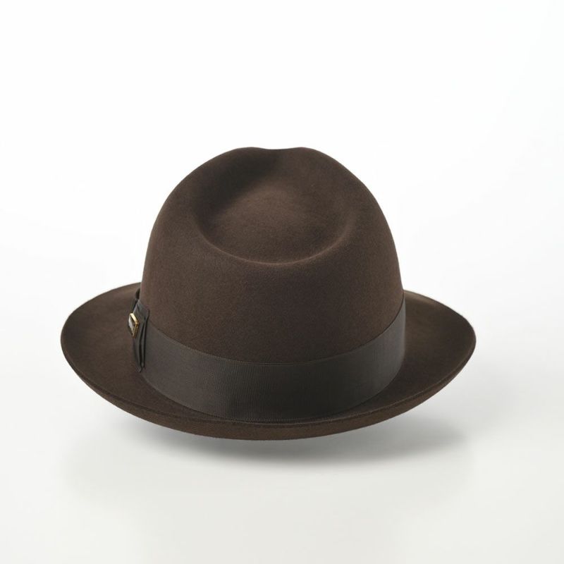 ノックスのフェルトハット Rabbit Fur Fedora Hat（ラビットファー フェドラハット）KMC ブラウン