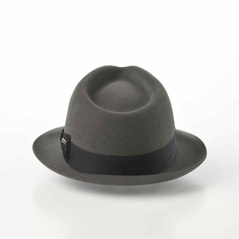 ノックスのフェルトハット Rabbit Fur Fedora Hat（ラビットファー フェドラハット）KMC ダークグレー