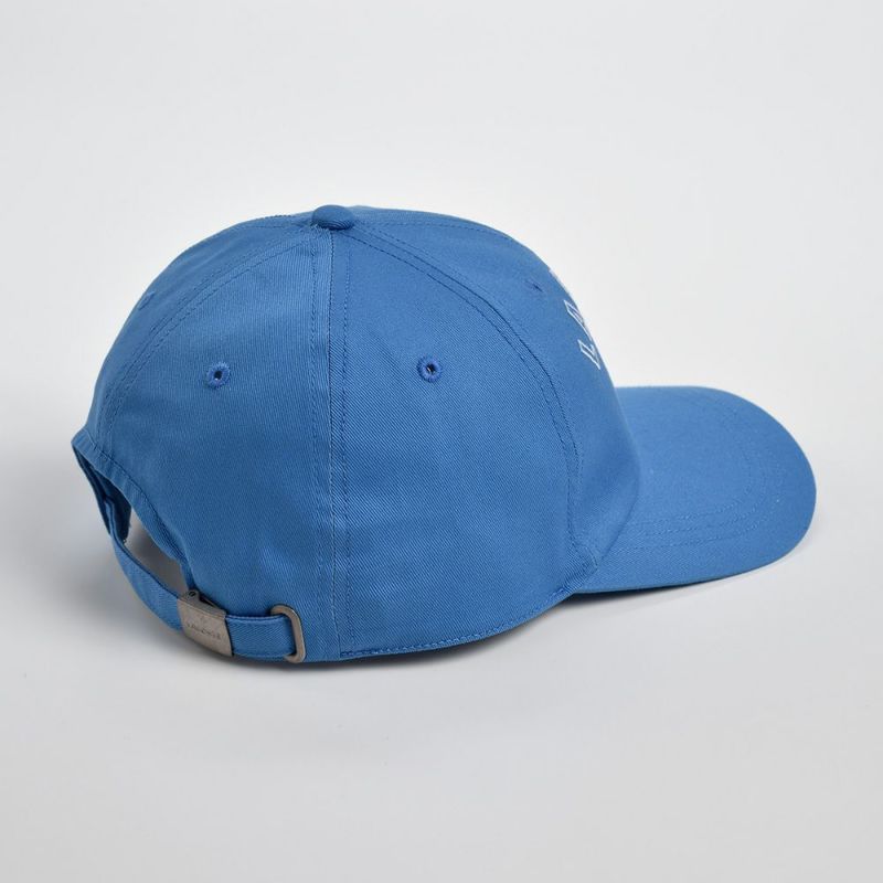 ラコステのキャップ COTTON 6PANEL CAP（コットン 6パネル キャップ）L3502 ブルー