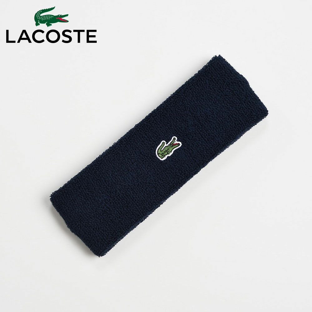 ラコステのヘアバンド COOL MAX HAIR BAND（クールマックス ヘアバンド）L7070 ネイビー