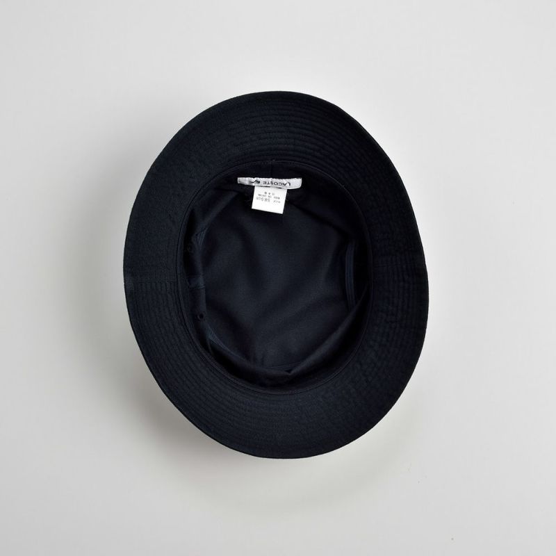 ラコステの布帛ソフトハット COTTON SAFALI HAT（コットン サファリハット）L3981 ネイビー