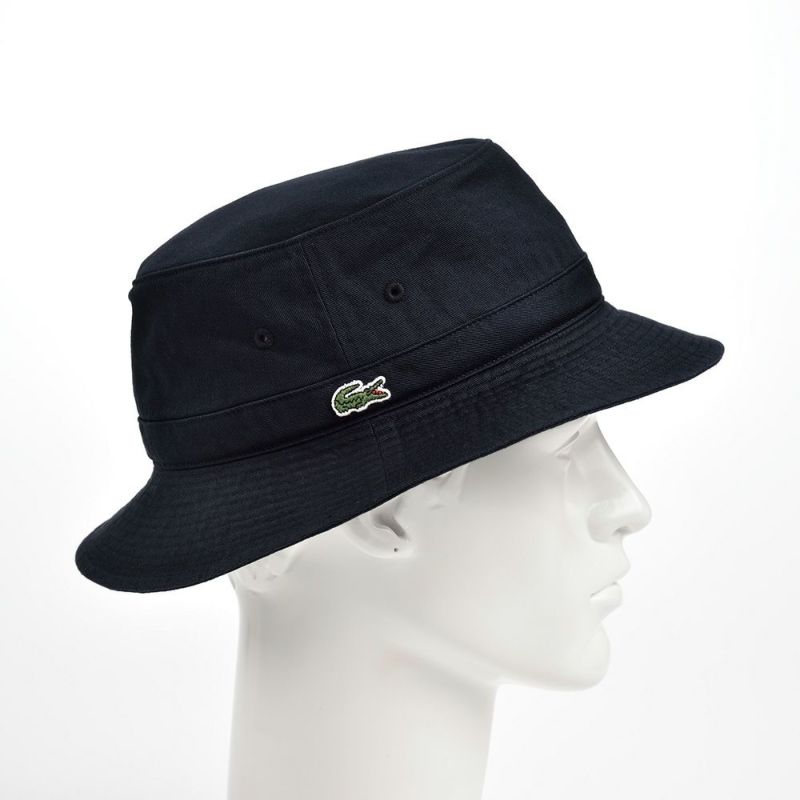 ラコステの布帛ソフトハット COTTON SAFALI HAT（コットン サファリハット）L3981 ネイビー