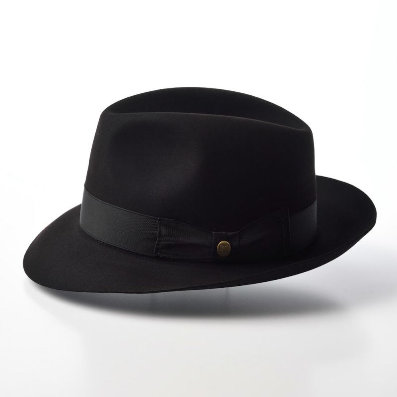 ゲラのフェルトハット Beaver Fur Hat（ビーバーファー ハット） G016 ブラック