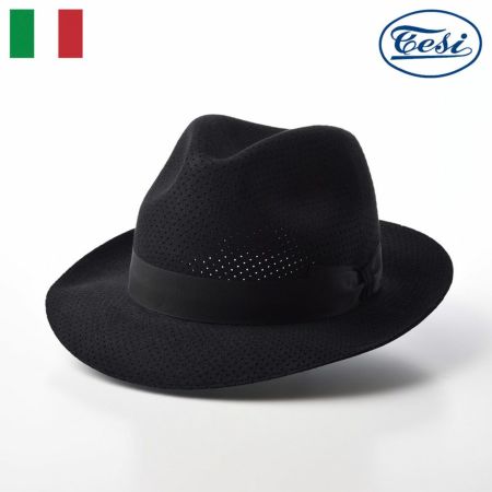 テシのフェルトハット Rabbit Fur Hat（ラビットファー ハット） T1751 ブラック