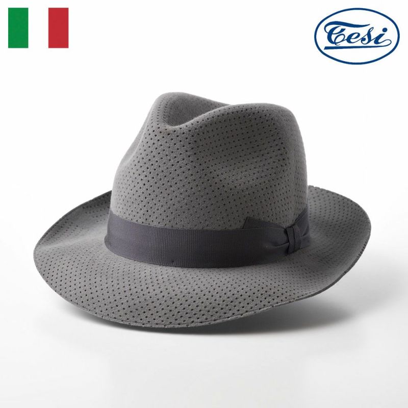 ソフト帽　テシ(イタリア製)  グレーファッション