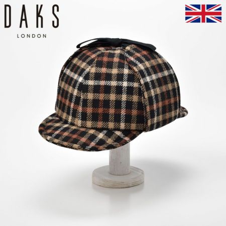 ダックスのキャップ Sherlock Tartan Check（シャーロック タータンチェック） D3306 ブラックハウス