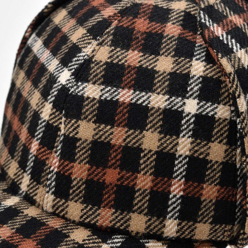 ダックスのキャップ Sherlock Tartan Check（シャーロック タータンチェック） D3306 ブラックハウス