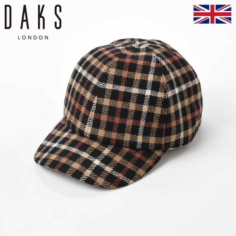 帽子 キャップ DAKS（ダックス） Cap Wool Tartan（キャップ ウールタータン） D3731 ブラックハウス
