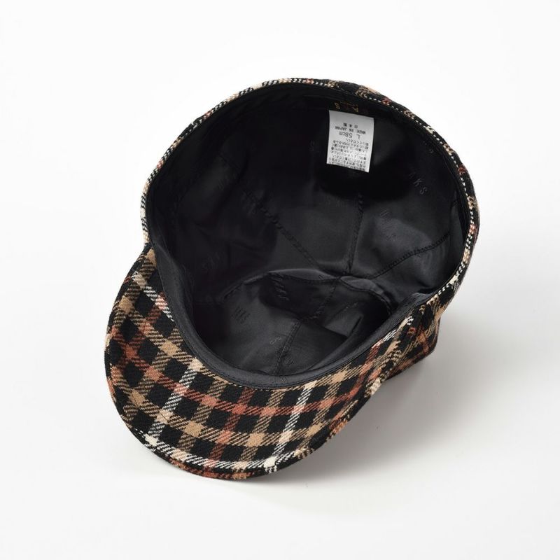 ダックスのキャップ Cap Wool Tartan（キャップ ウールタータン） D3731 ブラックハウス