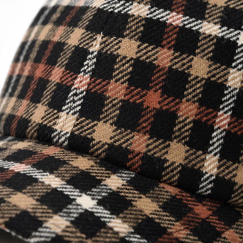 ダックスのキャップ Cap Wool Tartan（キャップ ウールタータン） D3731 ブラックハウス