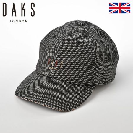 ダックスのキャップ Cap Birds Eye（キャップ バーズアイ） D3755 チャコールグレー