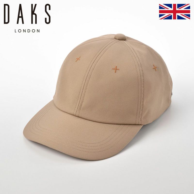 帽子 キャップ 野球帽 DAKS（ダックス） Cap Weather Cloth（キャップ ウェザークロス） D3803 ベージュ