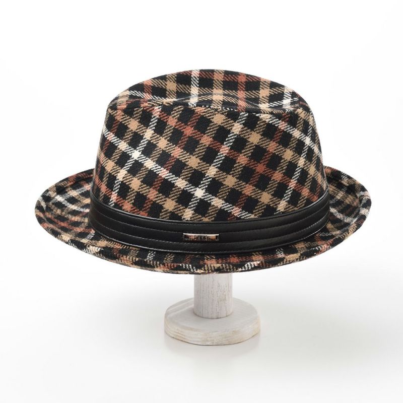 ダックスの布帛ソフトハット Safari Tartan Check（サファリ タータンチェック） D3807c ブラックハウス