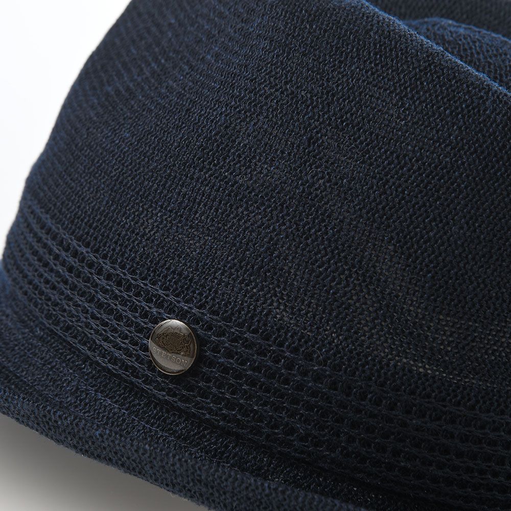 ステットソンの布帛ソフトハット MANISH THERMO KNIT（マニッシュ サーモ ニット）SE105 ネイビー