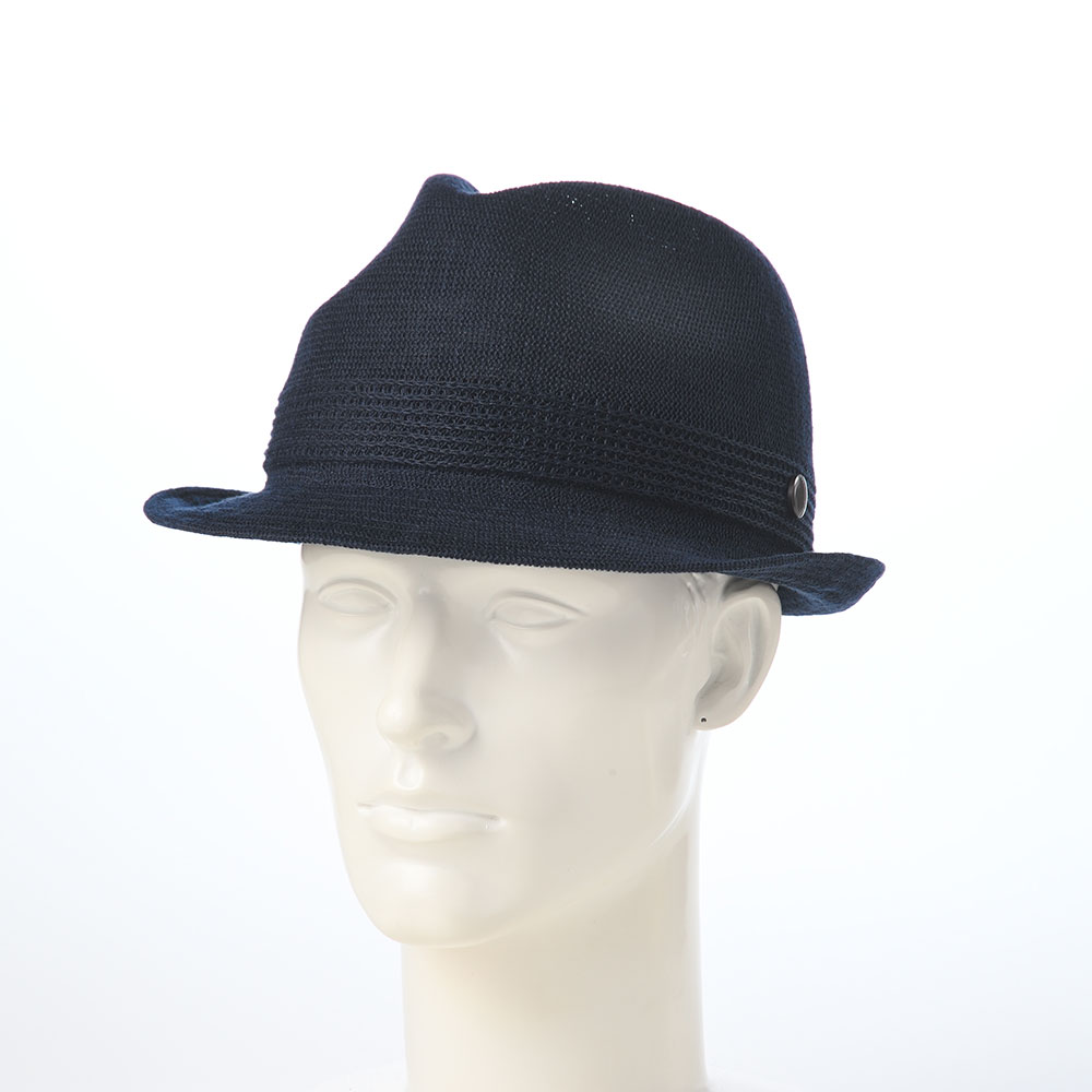 ステットソンの布帛ソフトハット MANISH THERMO KNIT（マニッシュ サーモ ニット）SE105 ネイビー