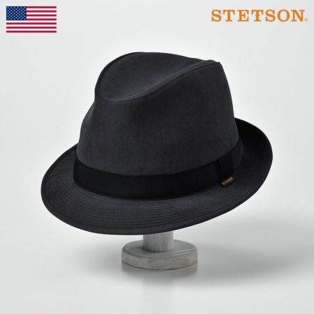 ステットソンの布帛ソフトハット CRUSHABLE WR HAT（クラッシャブル撥水ハット）SE489 ブラック