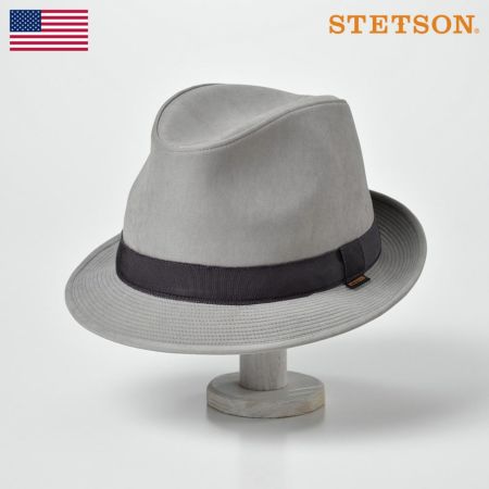 ステットソンの布帛ソフトハット CRUSHABLE WR HAT（クラッシャブル撥水ハット）SE489 グレー