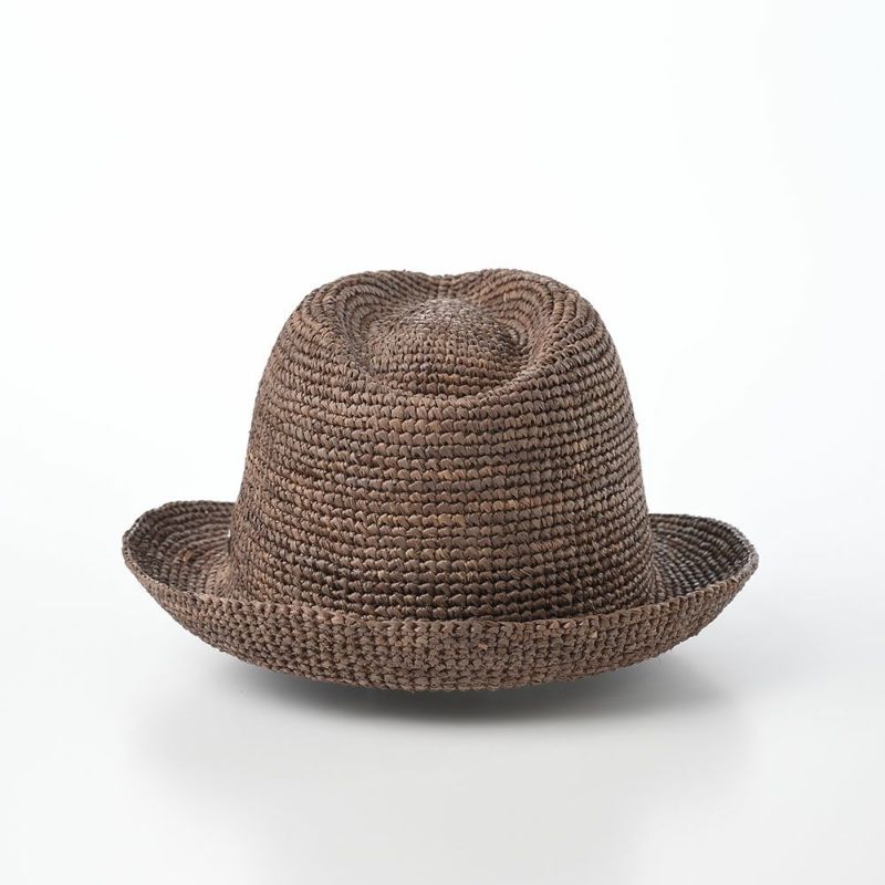 ステットソンのストローハット MANISH RAFFIA（マニッシュ ラフィア）SE507 ブラウン
