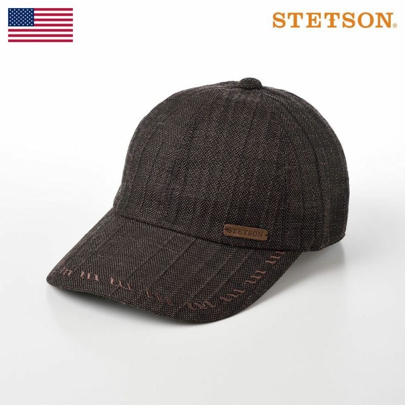 ステットソンのキャップ KARAMI CAP（カラミ キャップ）SE533 ブラウン