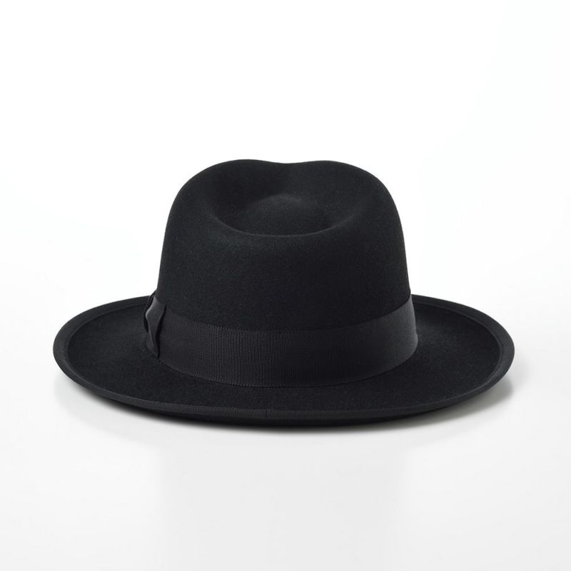 ステットソンのフェルトハット RABBIT FUR FEDORA（ラビットファー フェドラ）SH401 ブラック