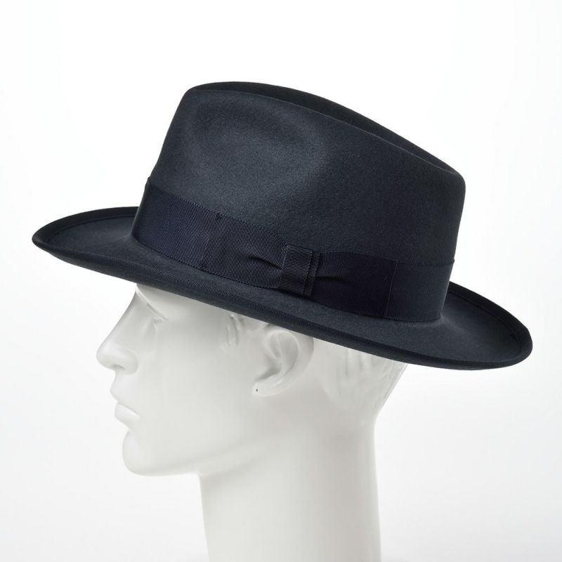 ステットソンのフェルトハット RABBIT FUR FEDORA（ラビットファー フェドラ）SH401 チャコールグレー