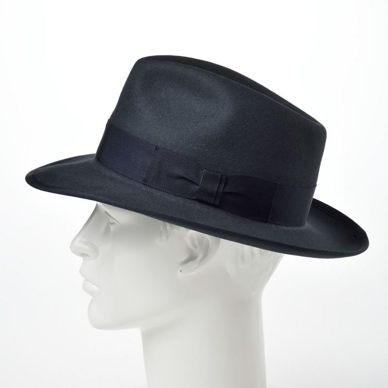 ステットソンのフェルトハット RABBIT FUR FEDORA（ラビットファー フェドラ）SH401 チャコールグレー