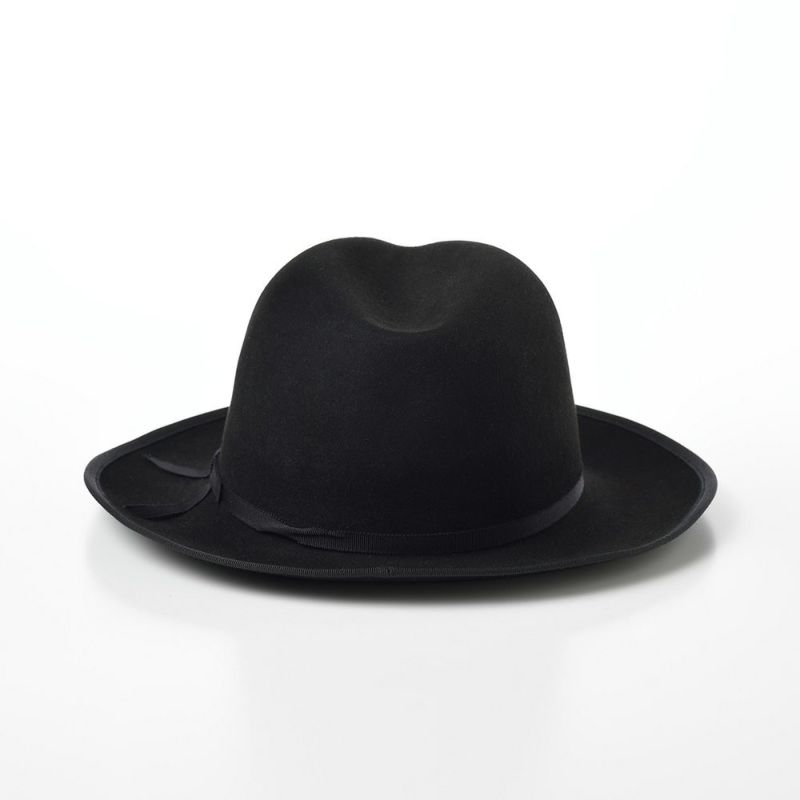 ステットソンのフェルトハット BEAVER FEDORA（ビーバー フェドラ）SH407 ブラック