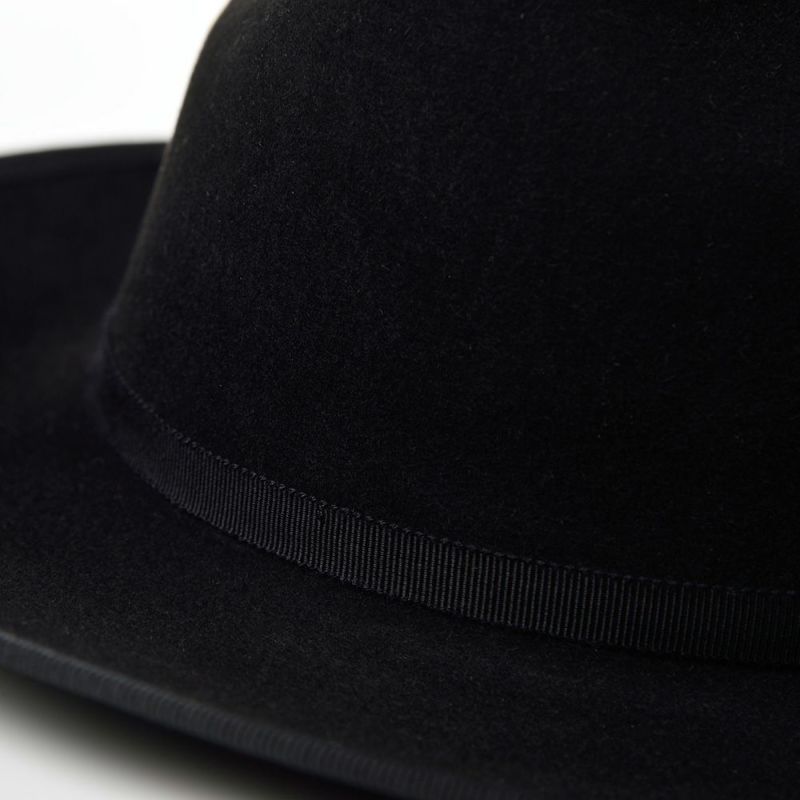 ステットソンのフェルトハット BEAVER FEDORA（ビーバー フェドラ）SH407 ブラック