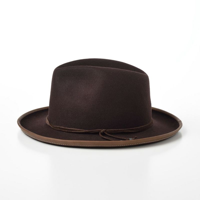 ステットソンのフェルトハット RABBIT FUR FEDORA（ラビットファー フェドラ）SH520 ブラウン