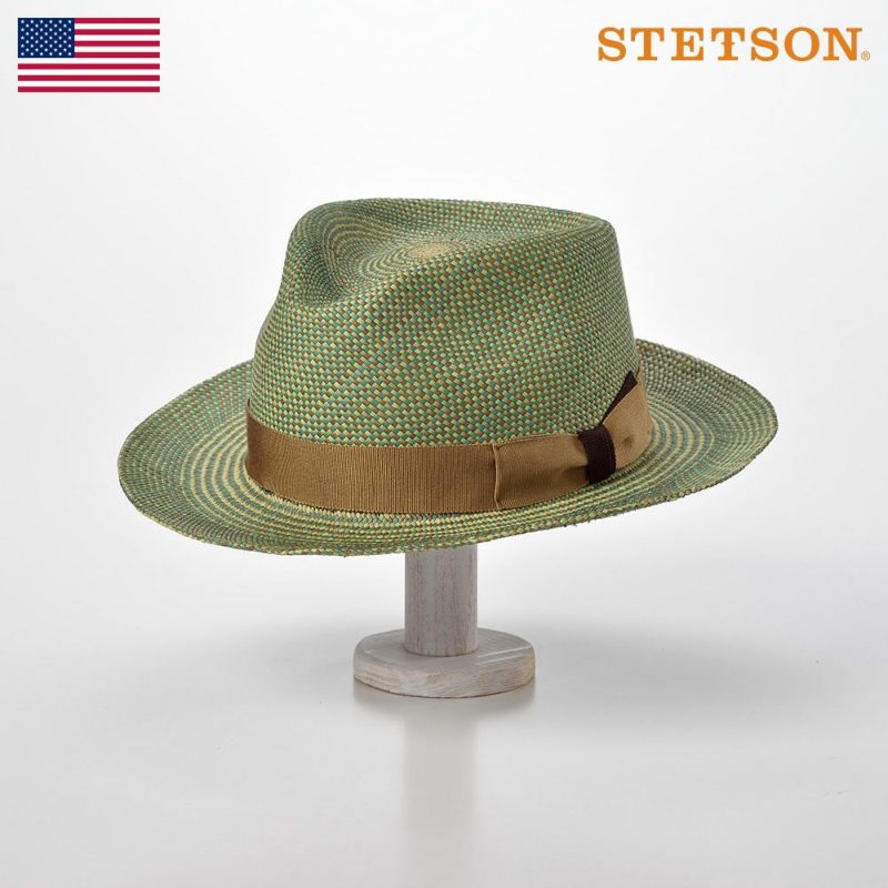 帽子 パナマハット STETSON（ステットソン） FOUR MIX PANAMA G3（フォー ミックス パナマ G3）SH581 グリーン
