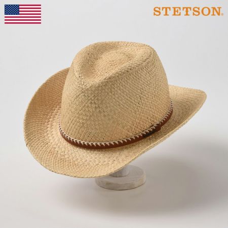 ステットソン ストローハット 7 1/4 麦わら帽子 カンカン帽 パナマハット 麦わら帽子 送料無料直送
