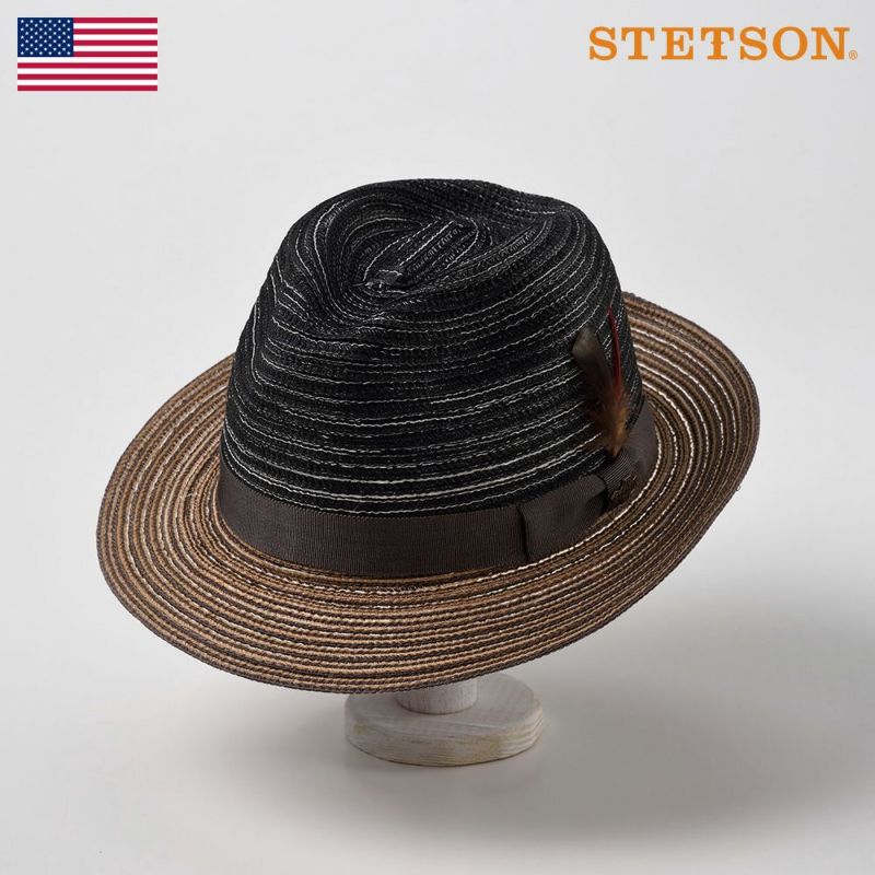 帽子 パナマハット STETSON（ステットソン） MANISH（マニッシュ）SH476 ブラック
