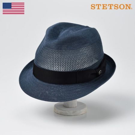 ステットソンの布帛ソフトハット SILK THERMO HAT（シルクサーモハット）SE454 ネイビー