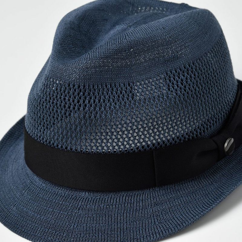 ステットソンの布帛ソフトハット SILK THERMO HAT（シルクサーモハット）SE454 ネイビー