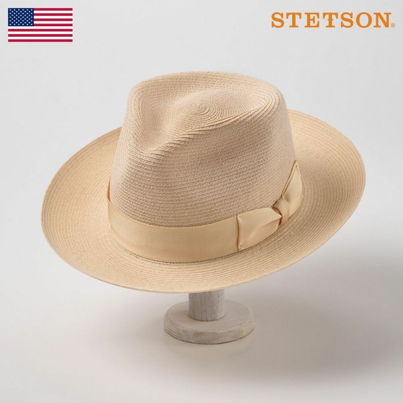 帽子 ストローハット STETSON（ステットソン） LUCCA（ルッカ）ST167 ナチュラル