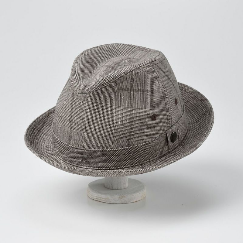 ステットソンの布帛ソフトハット LINEN HAT（リネンハット）SE448 ブラウン