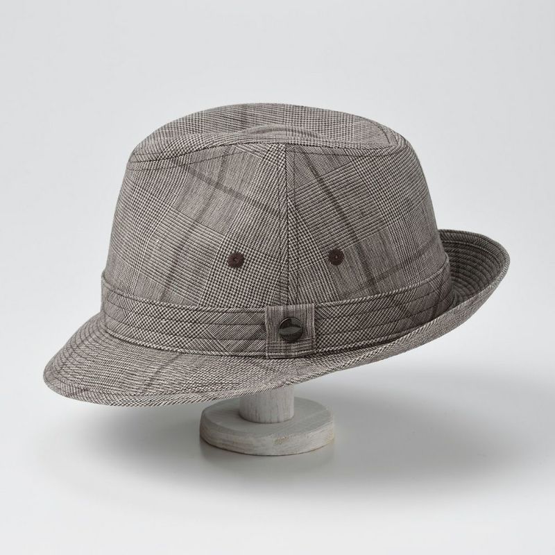 ステットソンの布帛ソフトハット LINEN HAT（リネンハット）SE448 ブラウン