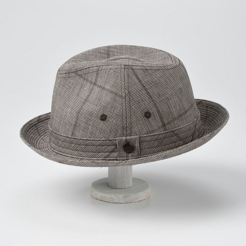 ステットソンの布帛ソフトハット LINEN HAT（リネンハット）SE448 ブラウン