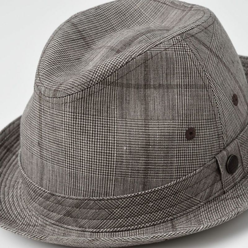 ステットソンの布帛ソフトハット LINEN HAT（リネンハット）SE448 ブラウン