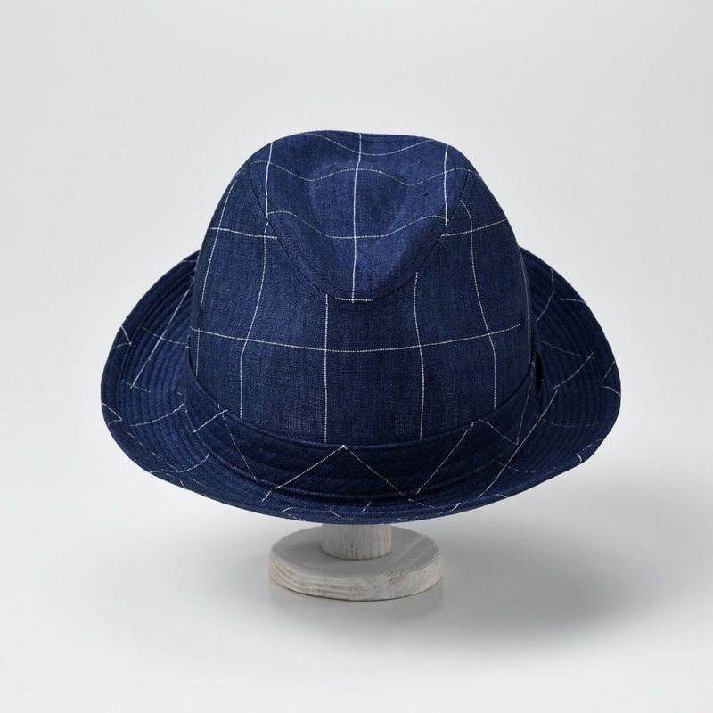 ステットソンの布帛ソフトハット LINEN HAT（リネンハット）SE448 ネイビー