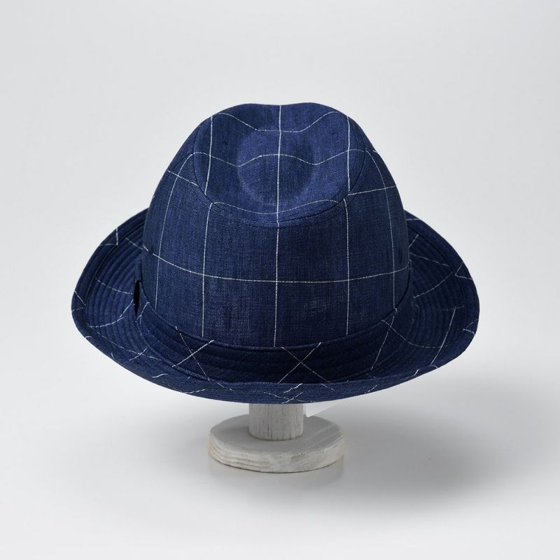 ステットソンの布帛ソフトハット LINEN HAT（リネンハット）SE448 ネイビー