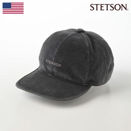 ステットソンのキャップ野球帽 CORDUROY CAP（コーデュロイキャップ）SE127 グレー