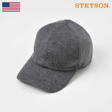 ステットソンのキャップ CASHMERE MIX CAP（カシミヤミックスキャップ）SE486 グレー