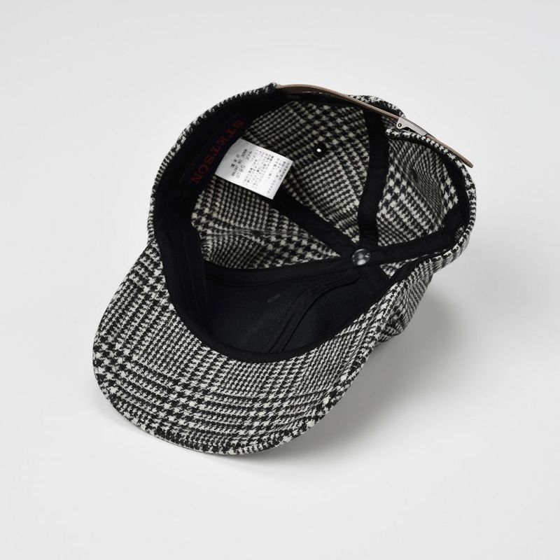 ステットソンのキャップ WASHABLE TWEED CAP（ウォッシャブルツイードキャップ）SE473 ブラック
