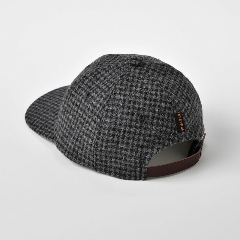 ステットソンのキャップ WASHABLE TWEED CAP（ウォッシャブルツイードキャップ）SE473 チャコールグレー