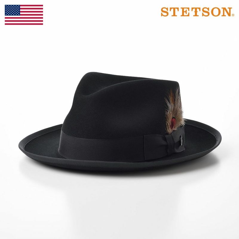 再入荷特価STETSON/ステットソン Whippet ウィペット メンズ 中折れ帽 ハット 帽子 ウール 57 7 1/8 ネイビー [大感謝祭]★41WB10 その他