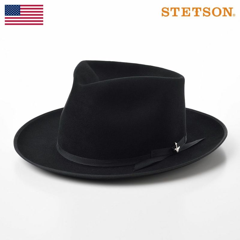 帽子 フェルトハット STETSON（ステットソン） PREMIER STRATOLINER（プレミア ストラトライナー）ST969 ブラック
